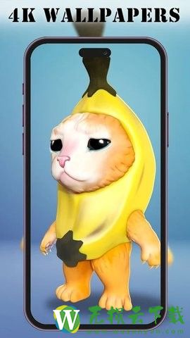Banana Cat Wallpaper